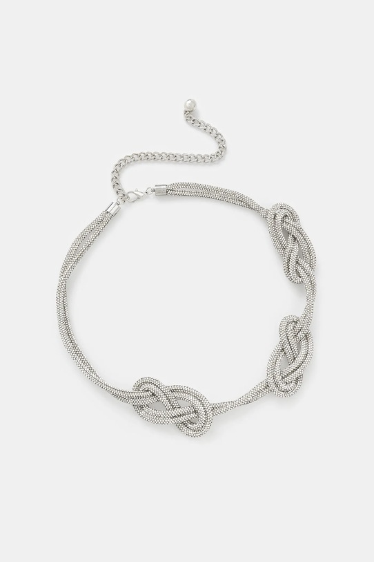 Morgan pasek 3FILA srebrny SS26