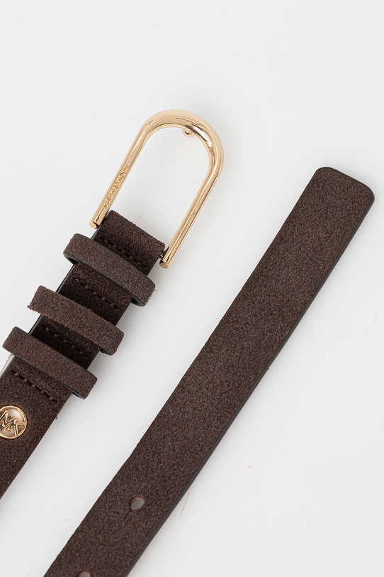 MICHAEL Michael Kors pasek skórzany 29MKWB529016 brązowy AW25