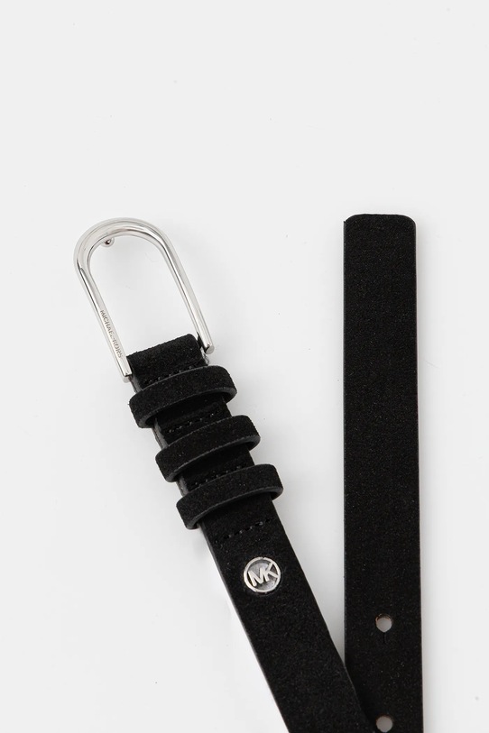 MICHAEL Michael Kors pasek skórzany 29MKWB529016 czarny AW25