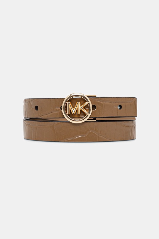 Ремінь MICHAEL Michael Kors імітація лицьової шкіри коричневий 29MKWB528984