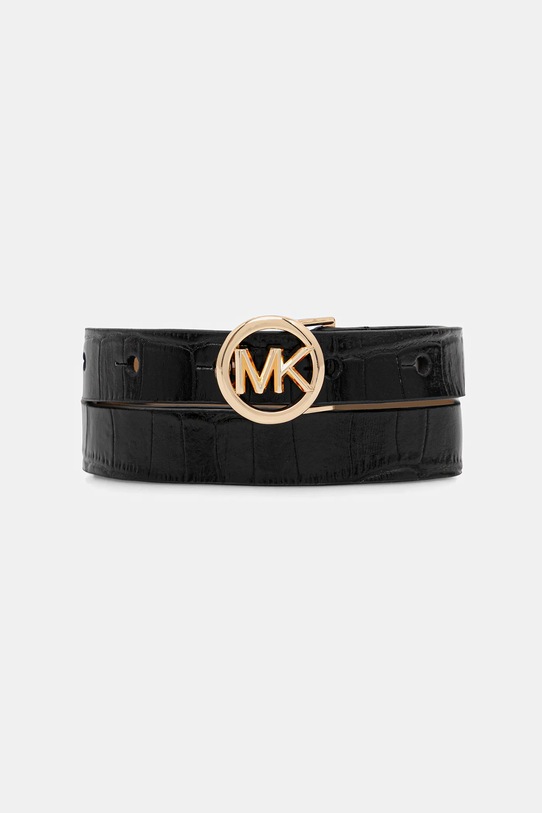 MICHAEL Michael Kors pasek imitacja skóry licowej czarny 29MKWB528984