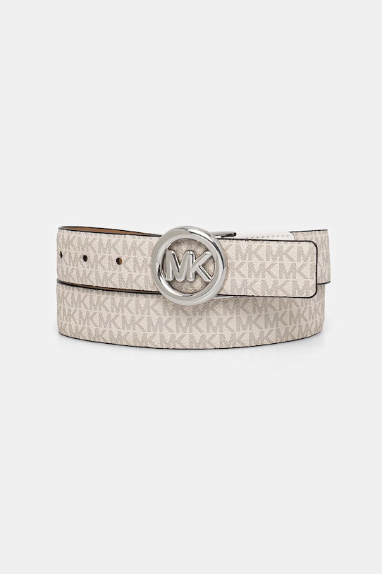 MICHAEL Michael Kors pasek damski z imitacji skóry beżowy 29MKWB536121