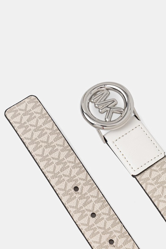 MICHAEL Michael Kors pasek damski z imitacji skóry 29MKWB536121 beżowy SS26