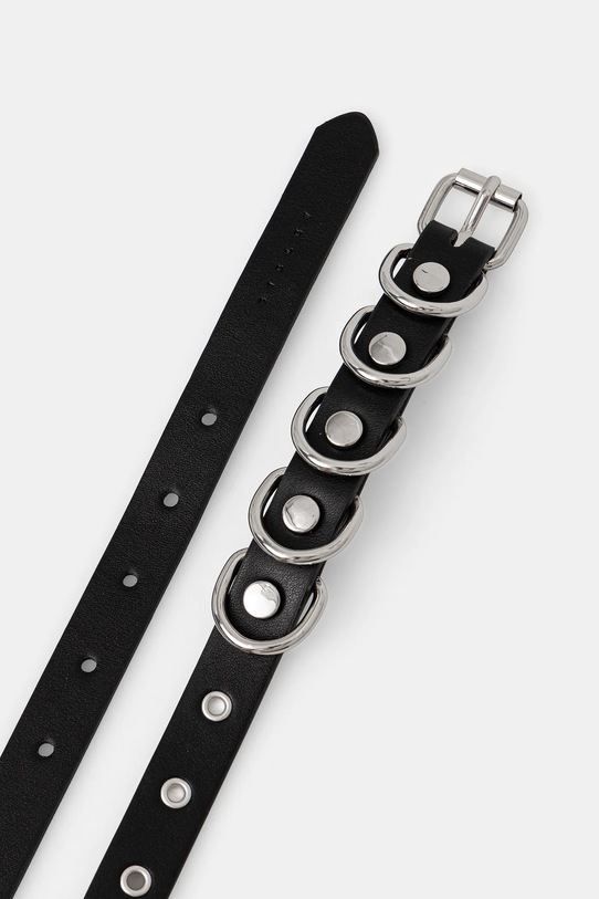 Sisley pasek 6QBBWL03B czarny AW25