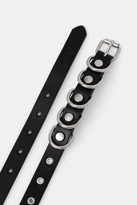 Sisley pasek 6QBBWL03B czarny AW25