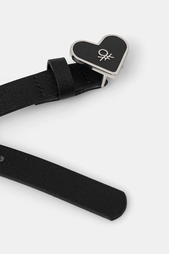 Дитячий ремінь United Colors of Benetton 6QE6CL00S.G.seasonal чорний AW25