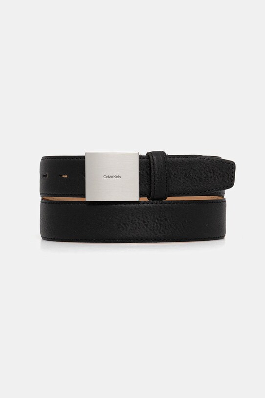 Кожаный ремень Calvin Klein чёрный LV04D7013G