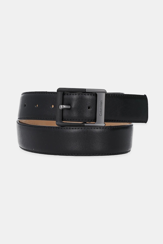 Δερμάτινη ζώνη Calvin Klein μαύρο LV04D7012G