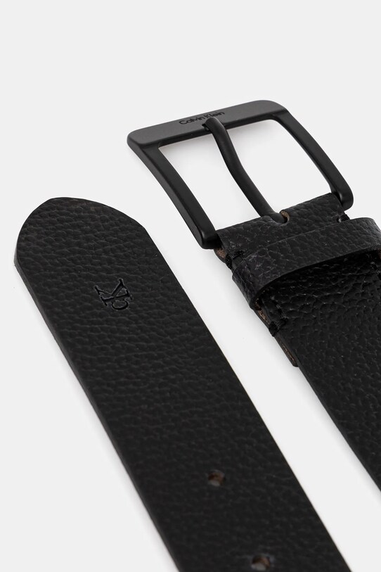 Calvin Klein pasek skórzany LV04G7021G czarny AW25