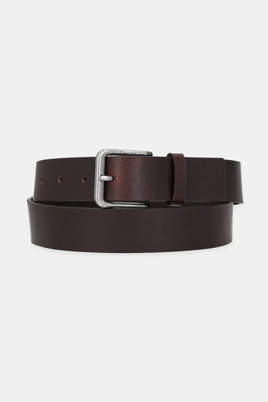 Calvin Klein pasek skórzany brązowy LV04G7023G