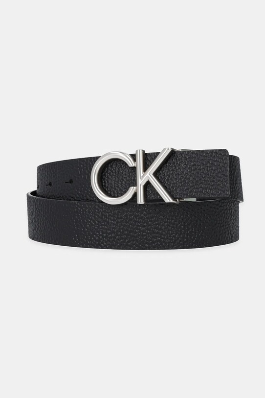 Calvin Klein curea de piele cu două fețe negru LV04D7035G