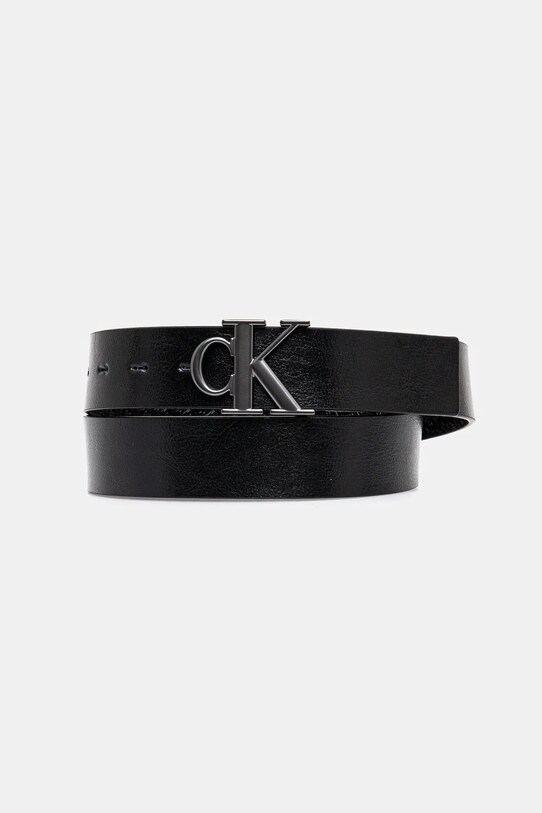 Calvin Klein pasek dwustronny imitacja skóry licowej czarny LV04G7033G