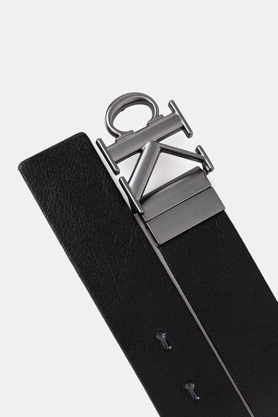 Akcesoria Calvin Klein pasek skórzany dwustronny LV04G7026G brązowy