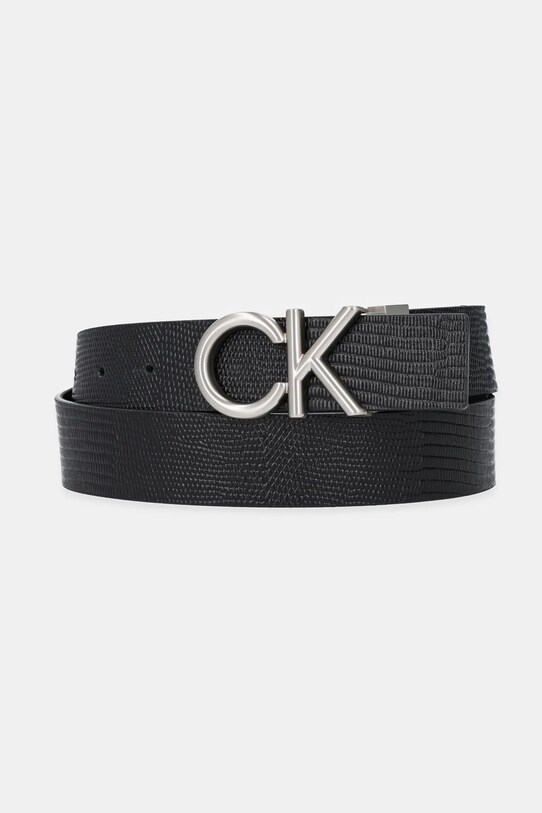Calvin Klein pasek skórzany czarny LV04D7036G