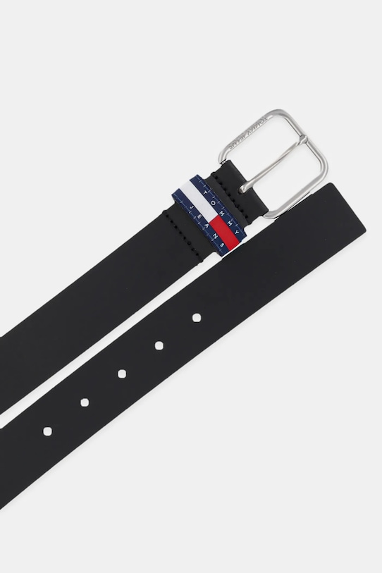 Tommy Jeans pasek skórzany AM0AM13415 czarny AW25