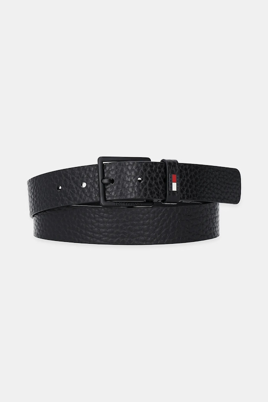 Tommy Jeans cintura in pelle nero AM0AM13418