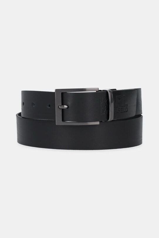 Karl Lagerfeld pasek skórzany czarny 553429.815300