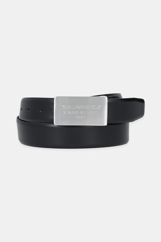Karl Lagerfeld pasek skórzany czarny 553426.815300