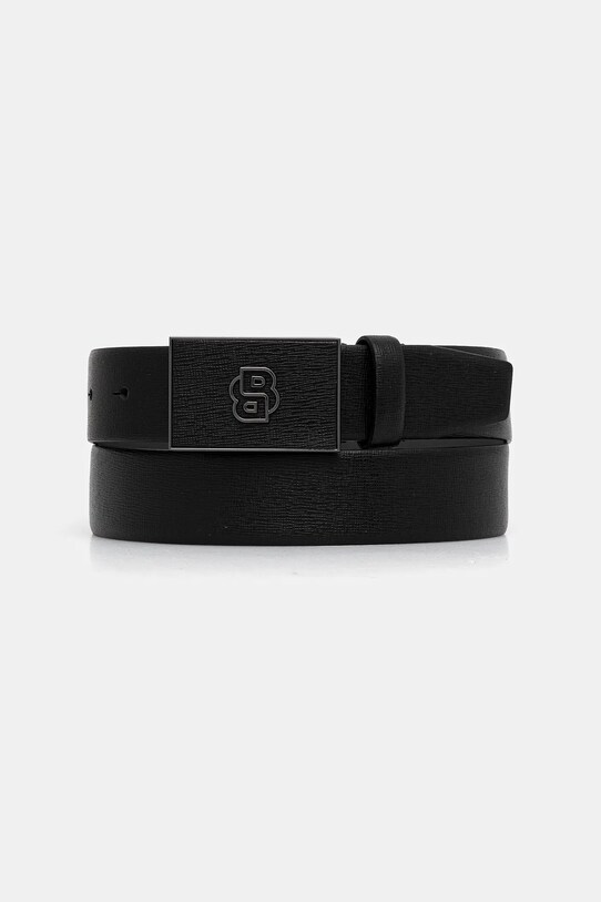 BOSS curea de piele negru 50548350