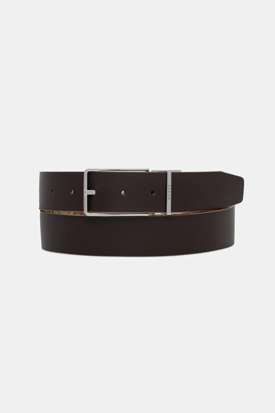 Guess pasek dwustronny MILANO BMAGLO.P5235 beżowy AW25
