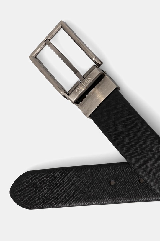 Guess pasek skórzany dwustronny BM7822.P5335 czarny AW25