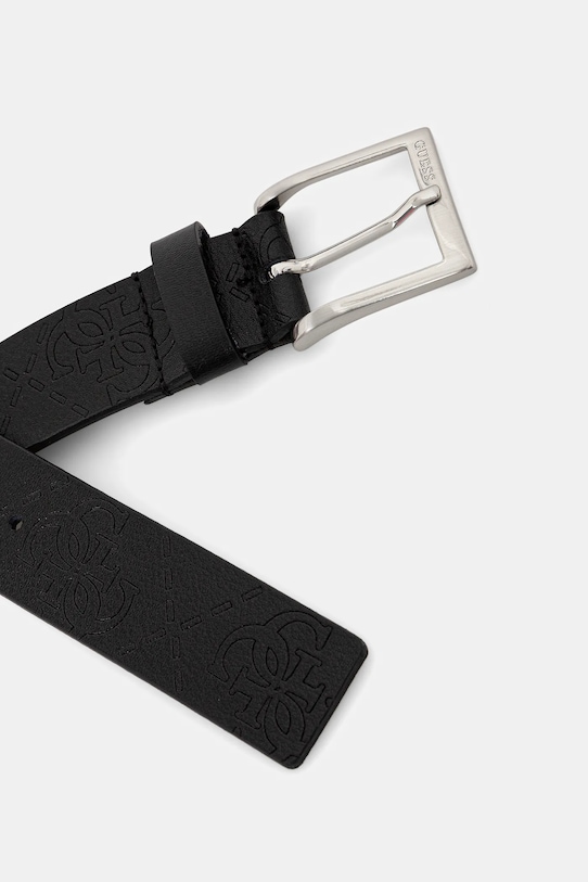 Guess pasek skórzany BOSTON BM7851.P5435 czarny AW25