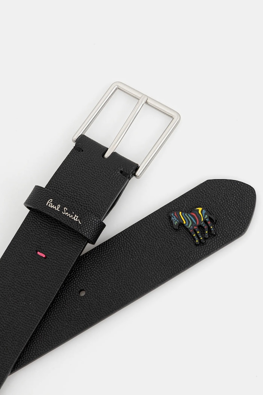 Paul Smith curea de piele M1A.8111.PMUZEB negru AW25