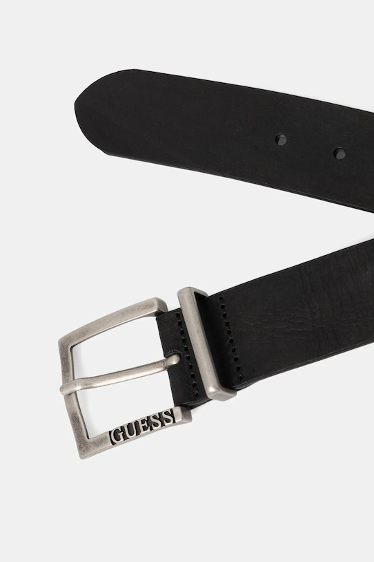 Kožený opasok Guess M5BZ33.L0391 čierna AW25