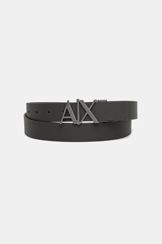 Двухсторонний кожаный ремень Armani Exchange серый 951017.CC505.
