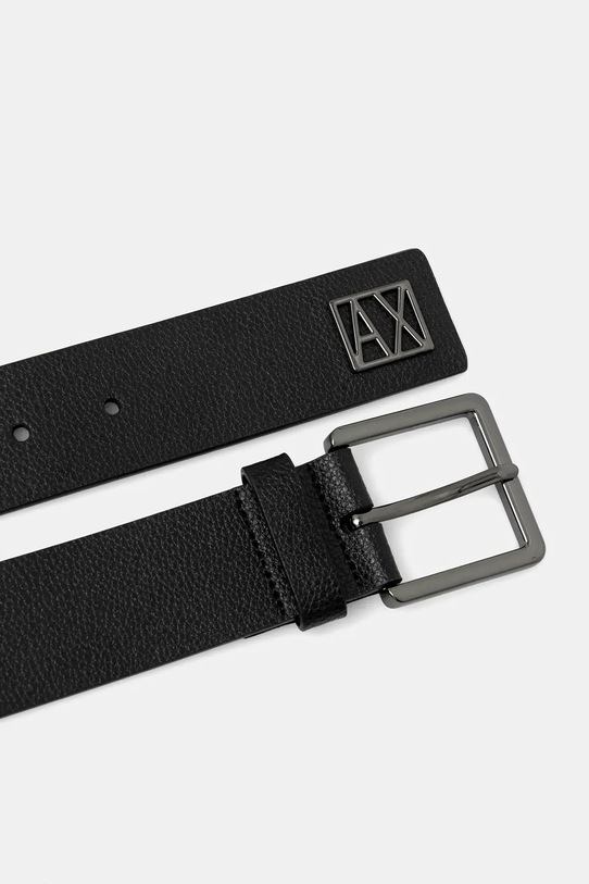 Шкіряний ремінь Armani Exchange XM001698.AF17390 чорний AW25