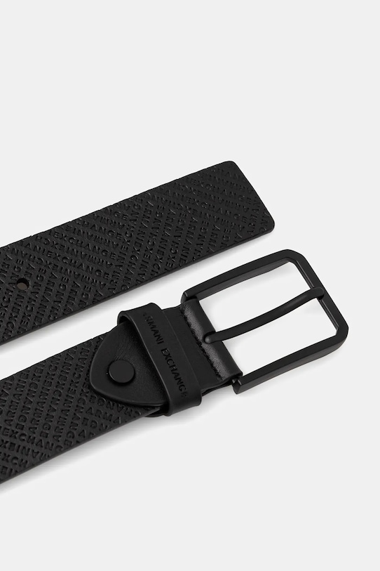 Kožený pásek Armani Exchange XM001738.AF17985 černá AW25