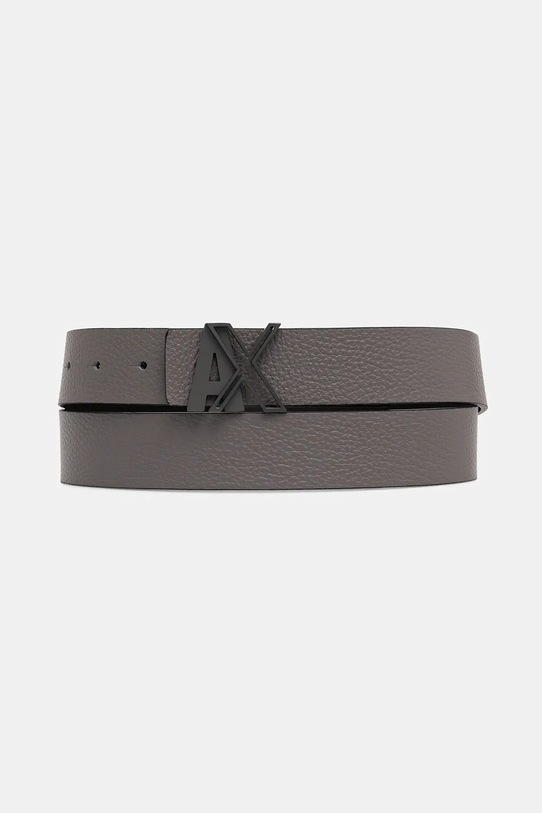 Armani Exchange pasek skórzany szary XM001740.AF17988
