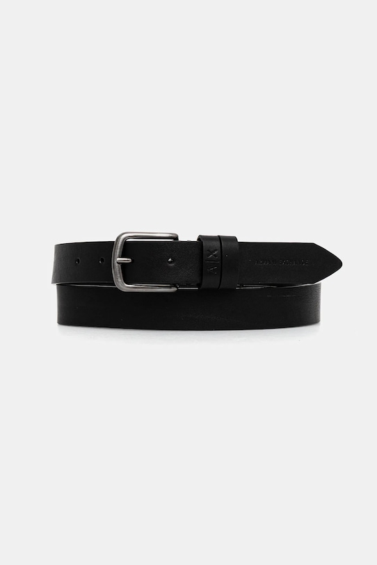 Armani Exchange pasek skórzany czarny XM001744.AF17993