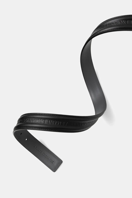 Armani Exchange pasek skórzany dwustronny XM001932.AF19019 czarny AW25