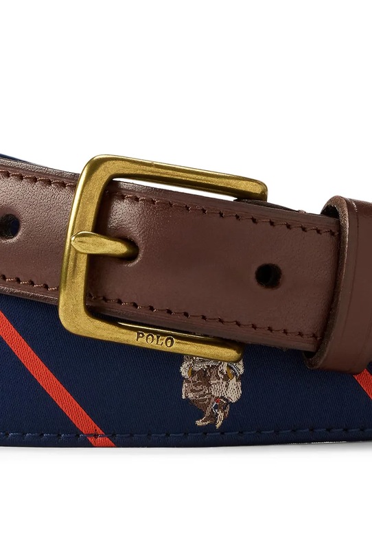 Polo Ralph Lauren pasek 405974641 granatowy AW25