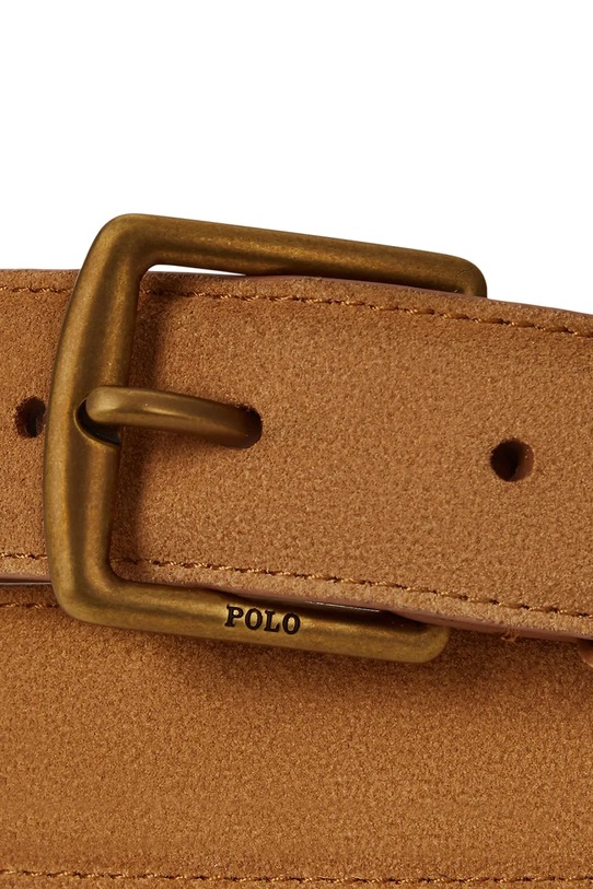 Polo Ralph Lauren pasek zamszowy 405978787 brązowy SS26