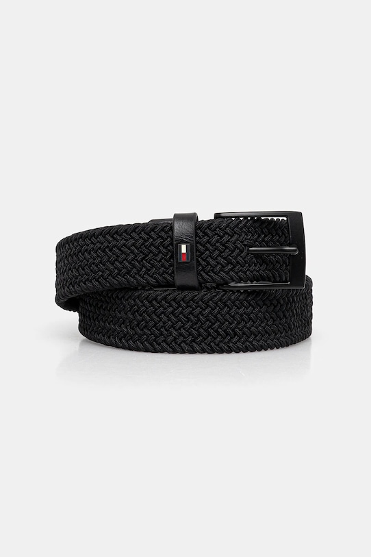 Pásek Tommy Hilfiger černá AM0AM13824