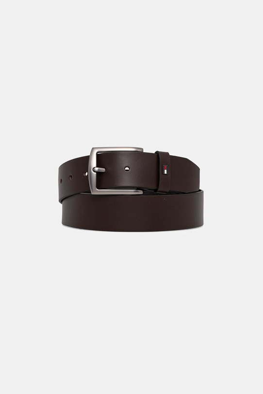 Кожаный ремень Tommy Hilfiger Gift Box коричневый AM0AM13830