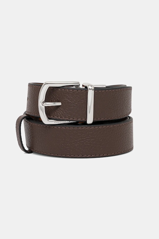 Kožený opasok Calvin Klein Darčekový box čierna LV04D7016G