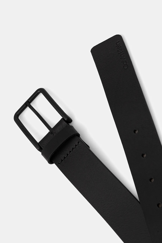 Calvin Klein pasek skórzany LV04D7047G czarny AW25