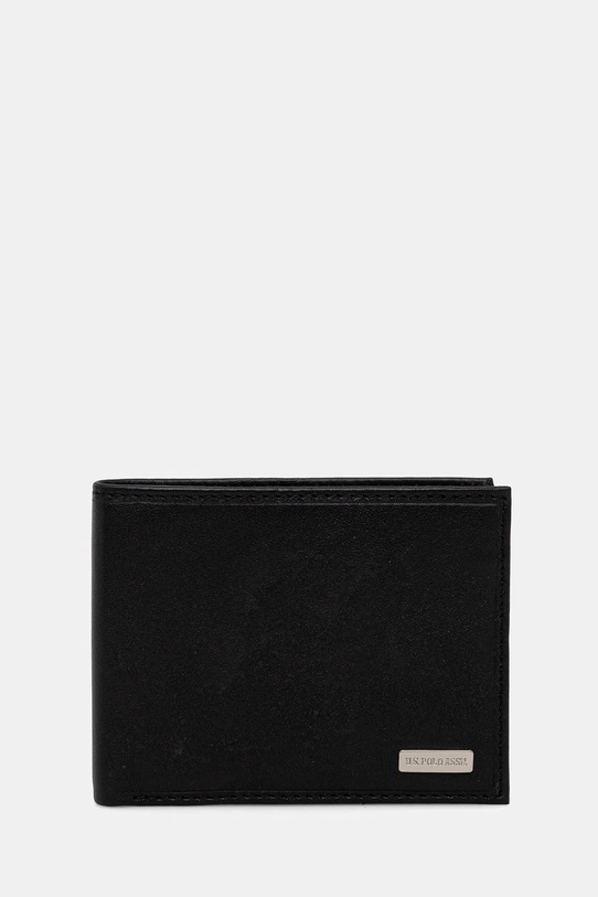 U.S. Polo Assn. portfel i pasek skórzany Lawrence WIU6L2681MHA brązowy AW25