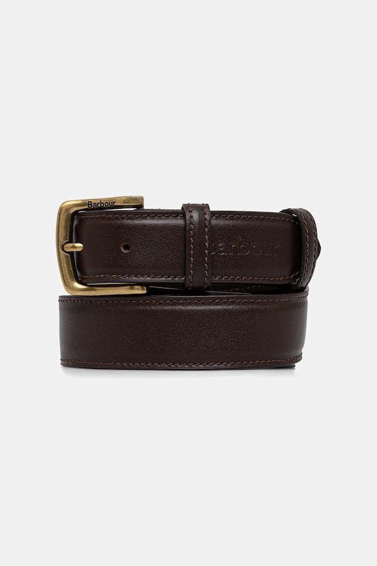 Barbour pasek skórzany brązowy MAC0482