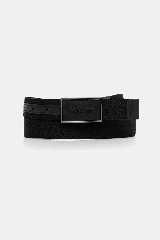 Opasok Trussardi usňová koža čierna B347B000013N