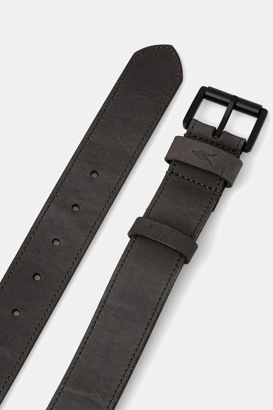 AllSaints pasek skórzany 29AS400404 szary AW25
