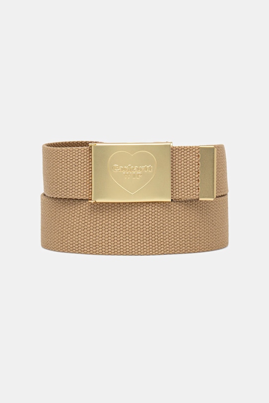 Ремінь Carhartt WIP Heart Clip бежевий I034631.2N1XX