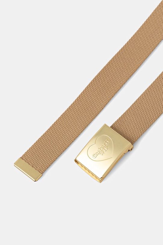 Carhartt WIP pasek Heart Clip I034631.2N1XX beżowy AW25