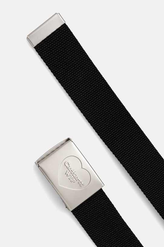 Ремінь Carhartt WIP Heart Clip I034631.0M4XX чорний AW25