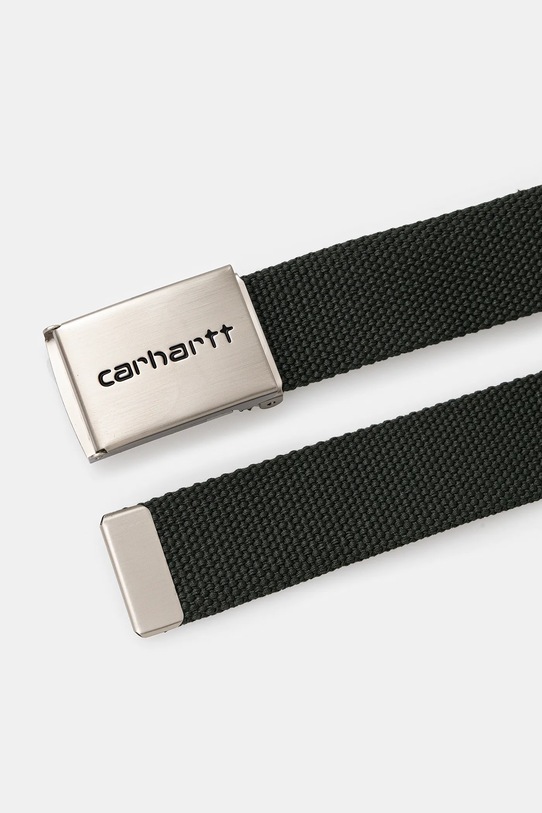 Carhartt WIP pasek Clip Belt Chrome I019176.2ZXXX zielony AW25