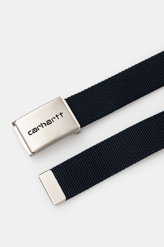 Carhartt WIP pasek Clip Belt Chrome I019176.J0XX granatowy AW25