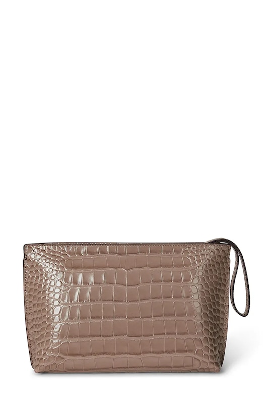 Kožená listová kabelka Lauren Ralph Lauren 432969466 hnedá AW25